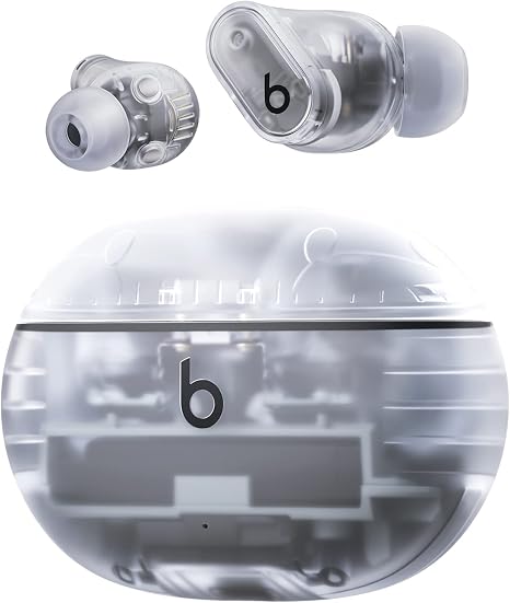 buy used Audio Headphones Beats Beats Studio Buds + With Charging Case - Transparent